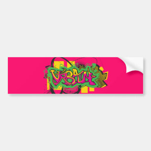 urban graffiti design bumper sticker