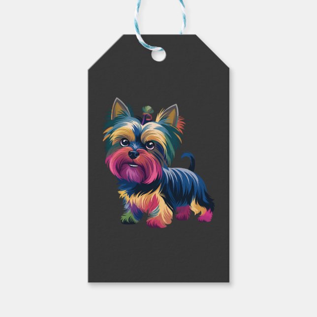 Urban Graffiti Dog Gift Tags (Front)