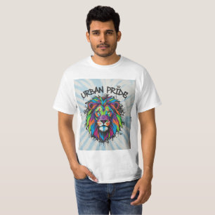 Urban Graffiti Lion Tee** T-Shirt