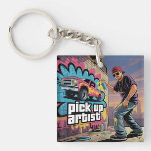 Urban Graffiti & Pickup Artist Key Ring