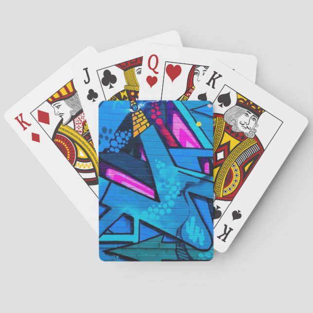 Urban graffiti  playing cards (Back)