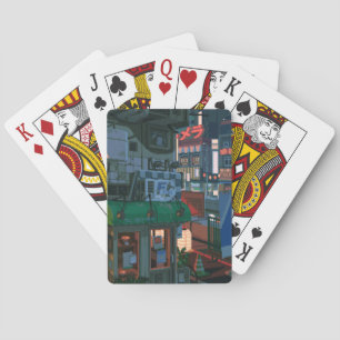 Urban graffiti playing cards