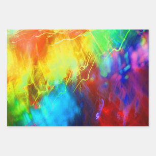 Urban Graffiti Rainbow Colours Colourful Abstract  Wrapping Paper Sheet