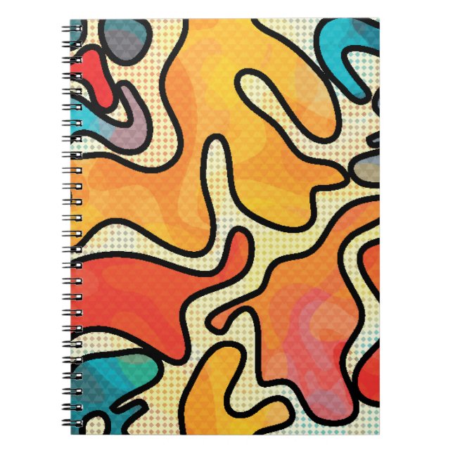 Urban Graffiti: Seamless Art Texture. Notebook (Front)