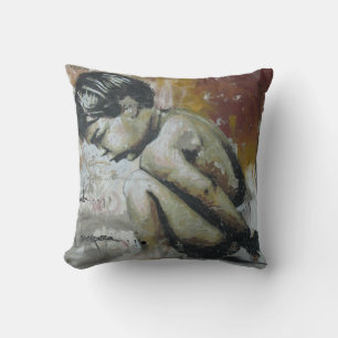 Urban graffiti street art cushion