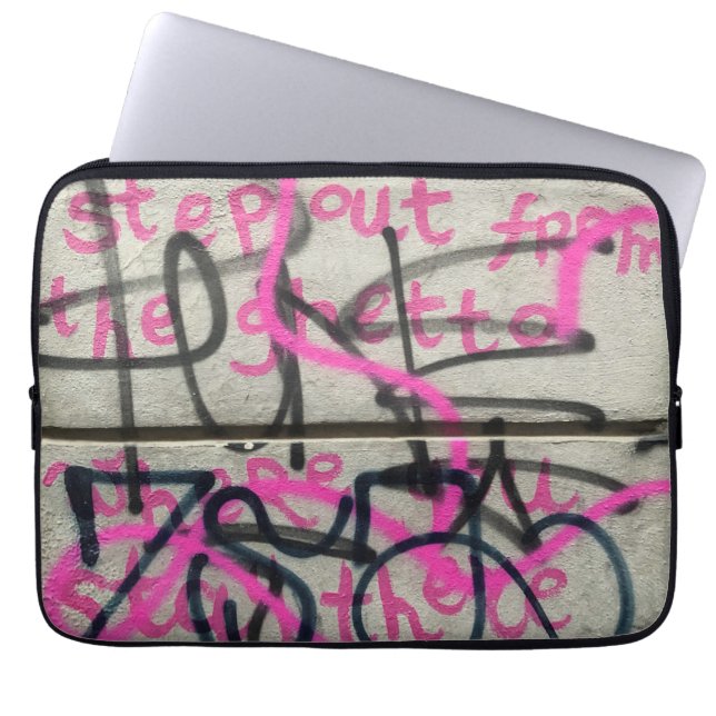 Urban Graffiti Style Laptop Sleeve (Front)