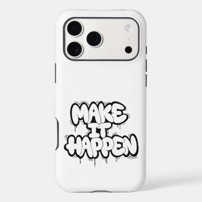 Urban Graffiti Text Art Phone Case  (Back)