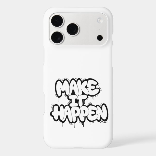 Urban Graffiti Text Art Phone CasePhone Case (Back)