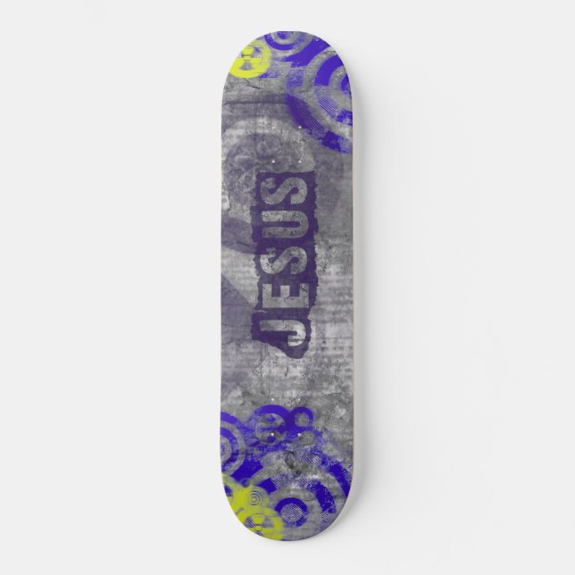 Urban Grange Jesus Skateboard Christian themed (Front)