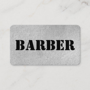Urban Grey Barber Business Card