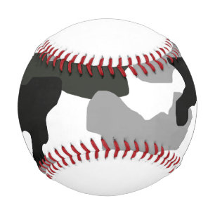 Urban grey camouflage no. 15 print baseball