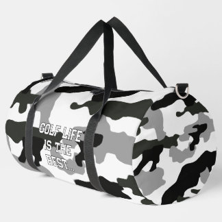 Urban grey camouflage no. 15 print  duffle bag