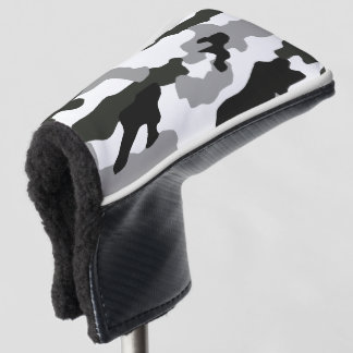 Urban grey camouflage no. 15 print   golf head cover