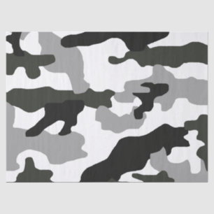 Urban grey camouflage no. 15 print   tissue paper