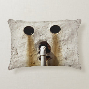 Urban Grunge Exposed Water Pipe  Decorative Cushion