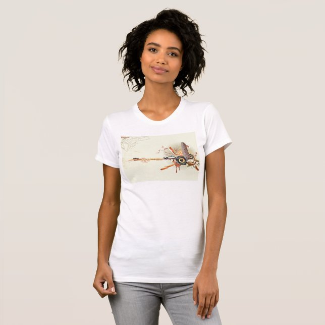 Urban Grunge Street Art Graphic T-Shirt (Front Full)