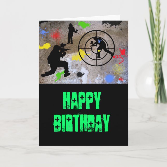 Urban Guerrilla Paintball Card (Front)