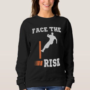 Urban Gymnast Wall Running for Traceur Parkour 1 Sweatshirt