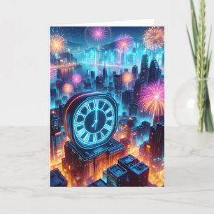 Urban Happy New Year Holiday Card