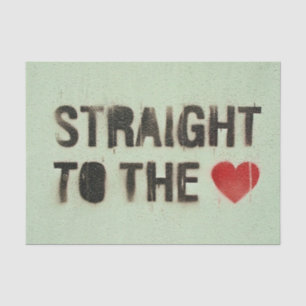 Urban Heart Tissue Paper for furniture decoupage