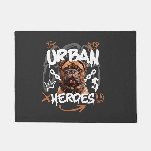 Urban Heroes Dog Doormat (Front)