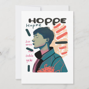 Urban Hope - Abstract Portrait Illustration Invitation