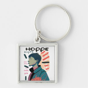 Urban Hope - Abstract Portrait Illustration Key Ring