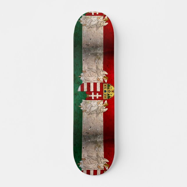 Urban Hungary Grunge Custom Pro Park Board Skateboard (Front)