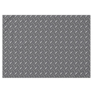 Urban Industrial Metallic Texture Print Tablecloth