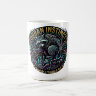 Urban Instinct Racoon Long Sleeve Coffee Mug
