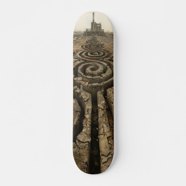 Urban Labyrinth 7 3/4" Skateboard Deck (Front)