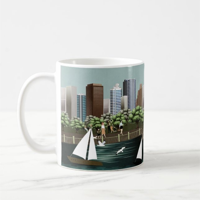 Urban landscape coffee mug (Left)