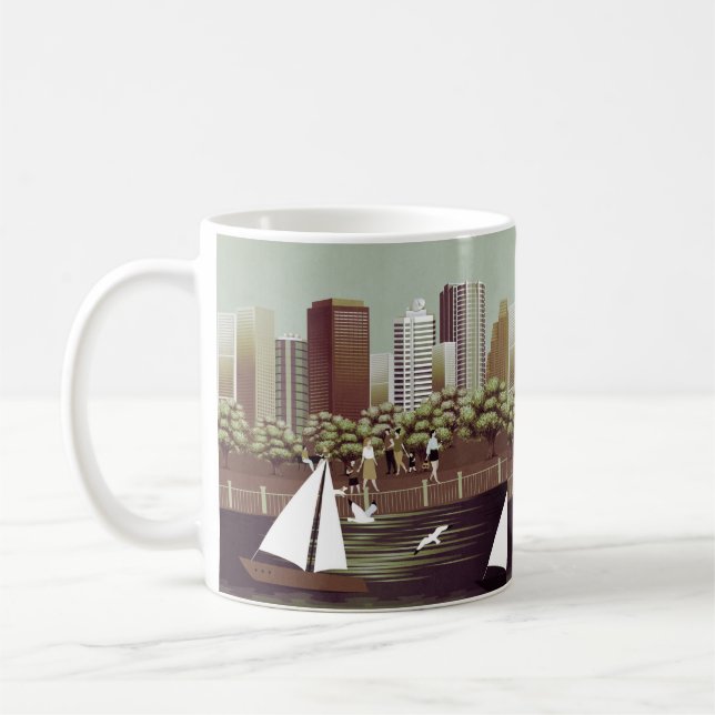 Urban landscape coffee mug (Left)