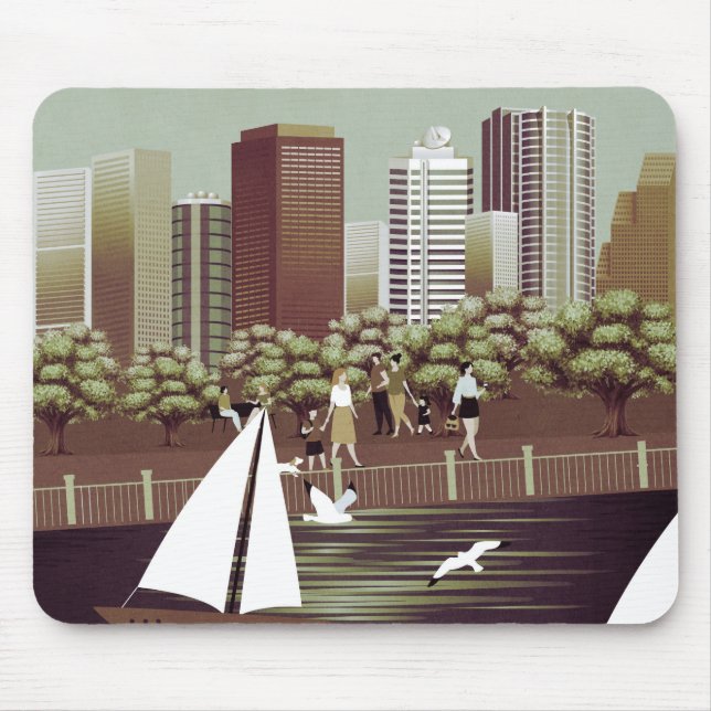 Urban landscape mouse pad (Front)