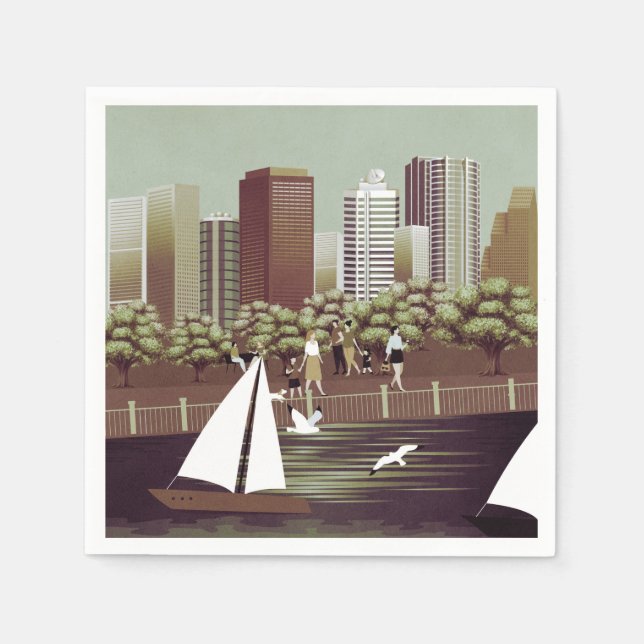 Urban landscape napkins (Front)