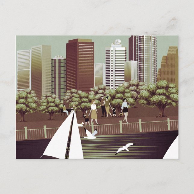 Urban landscape postcard (Front)