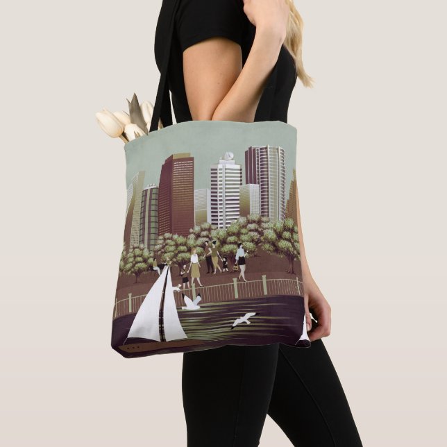 Urban landscape tote bag (Close Up)