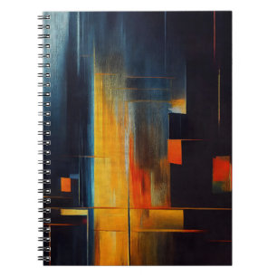 Urban Lights Abstract Geometry Notebook