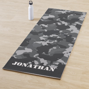 Urban Military Army Camouflage Personalised Custom Yoga Mat