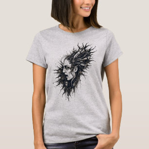 Urban Mind Explosion Abstract Surreal Portrait Cit T-Shirt