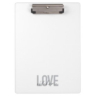 Urban, modern, simple, cool design Love Oklahoma Clipboard