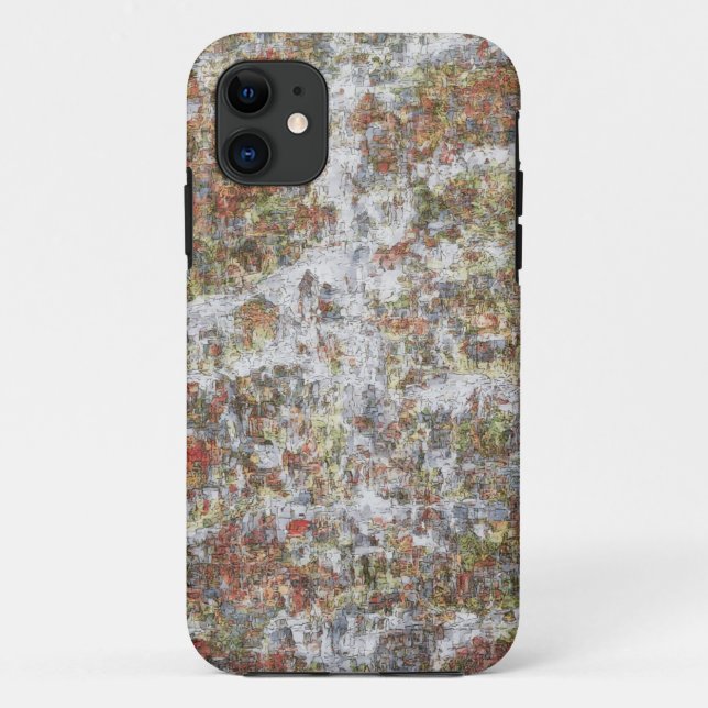 Urban Mosaic Art Mobile Case (Back)