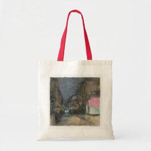 Urban Night Street Art Tote Bag