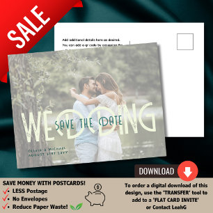 URBAN   On a Budget? Opt for Photo Save The Date Postcard