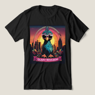 Urban Peacock Sunset Vibes Vector t-shirt  Tri-Blend Shirt