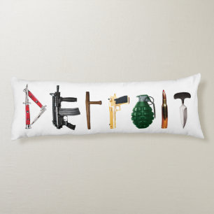 Urban Pillow Pop Art DETROIT