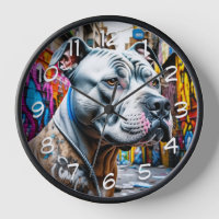Urban Pitbull City Street Art Graffiti