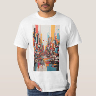 Urban Playground: Whimsical Street Art Collection T-Shirt