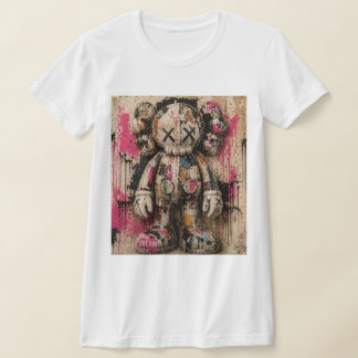 Urban Pop Art Bear – Colourful Graffiti Street T-Shirt