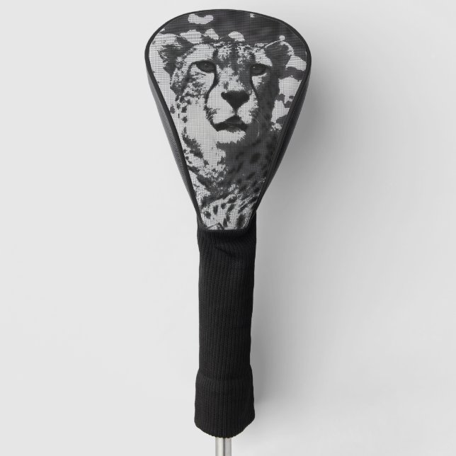 Urban Pop Art Cheetah Golf Head Cover (Front)
